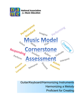 Guitar/Keyboard/Harmonizing Instruments Harmonizing a Melody Proficient for Creating