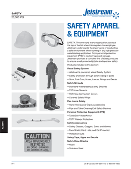 Safety Apparel & Equipment