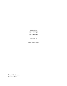 SUPERSTORE (Spec Script) 