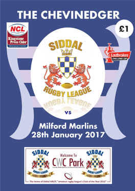 Milford Marlins 28Th January 2017