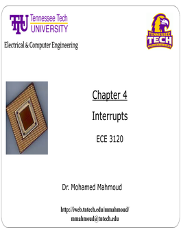 Chapter 4 Interrupts