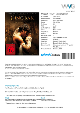 Ong Bak Trilogy