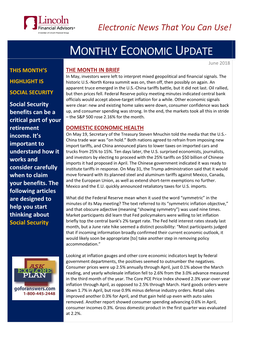 Weekly Economic Update