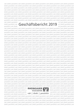 Geschäftsbericht 2019 Ist Unter Impressum in Elektro- Nischer Form Verfügbar