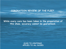 Coronation Review of the Fleet