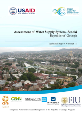 Technical Report 11: Assessment of Water Supply System, Senaki