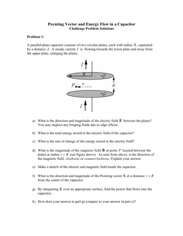 Challenge Problems: Poynting Vector and Energy Flow