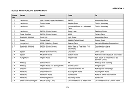 Appendix G13. Appendix J Roads with 'Porous' Surfacings PDF 68 KB