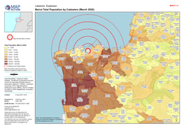 Explosion Beirut Total Population by Cadasters