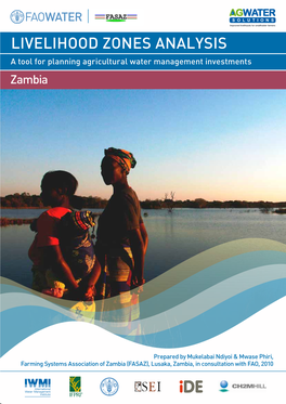 Livelihood Zones Analysis Zambia