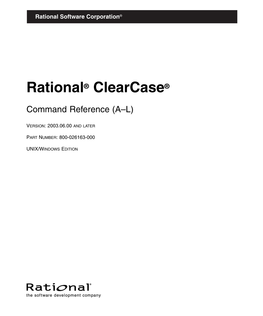 Rational® Clearcase®