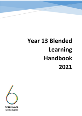 Year 13 Blended Learning Handbook 2021