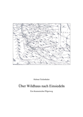 Über Wildhaus Nach Einsiedeln