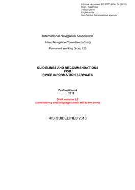 Ris Guidelines 2018