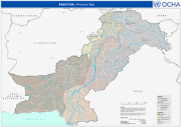 PAKISTAN - Province Map