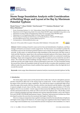 Storm Surge Inundation Analysis with Consideration of Building Shape and Layout at Ise Bay by Maximum Potential Typhoon