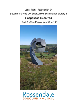 Responses Received Part 2 of 3 – Responses 97 to 183