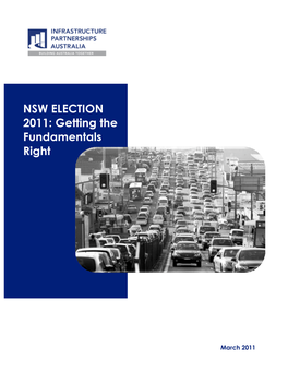 NSW ELECTION 2011: Getting the Fundamentals Right