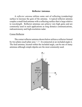 Reflector Antennas