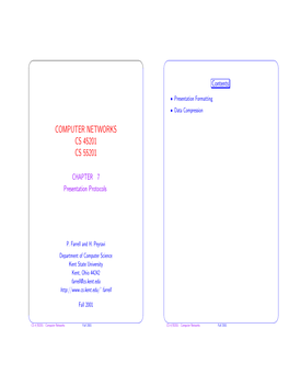 Computer Networks Cs 45201 Cs 55201