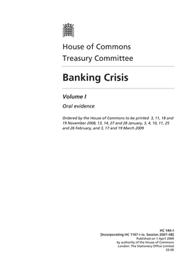 Banking Crisis