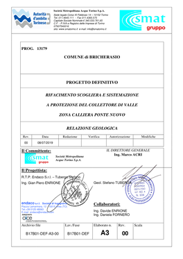 Relazione Geologica