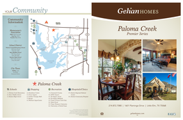 Paloma Creek Community