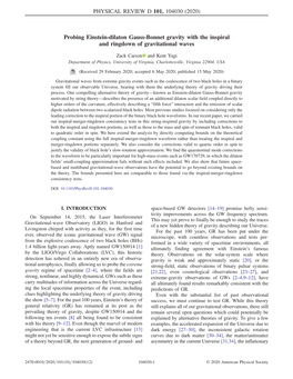 Probing Einstein-Dilaton Gauss-Bonnet Gravity with the Inspiral and Ringdown of Gravitational Waves