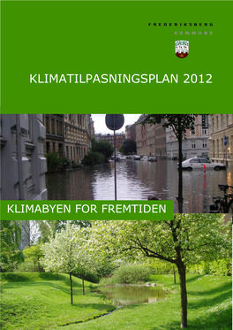 Klimatilpasningsplan 2012