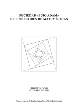 Sociedad «Puig Adam» De Profesores De Matemáticas