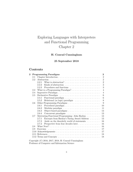 Exploring Languages with Interpreters and Functional Programming Chapter 2