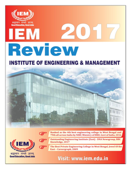 Iem Review Vol I, Issue 1