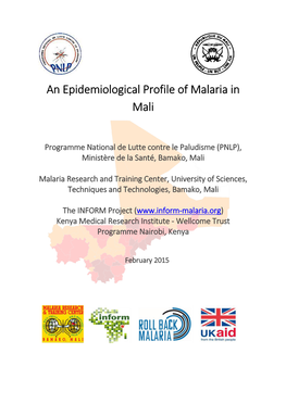 An Epidemiological Profile of Malaria in Mali