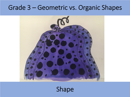 Geometric Vs. Organic Shapes