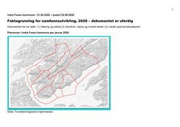 Faktagrunnlag for Samfunnsutvikling, 2020 – Dokumentet Er Uferdig