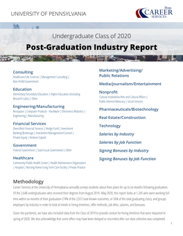 Post-Graduation Industry Report