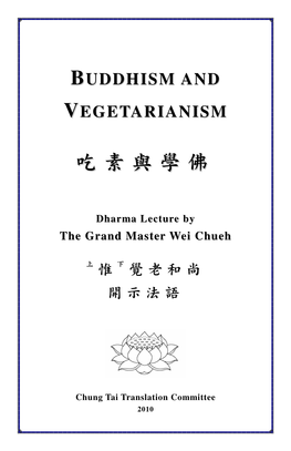 Buddhism and Vegetarianism