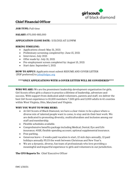 Chief Financial Officer