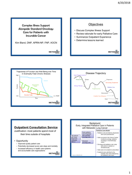 Complex Illness Support Alongside Standard Oncology Care For