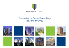 Extraordinary General Meetings 23 January 2020 Important Notice