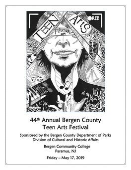 44Th Annual Bergen County Teen Arts Festival