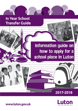 Information Guide on How to Apply for a School Place in Luton