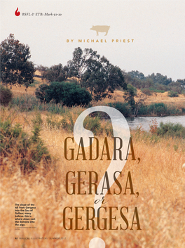 Gadara, Gerasa, Or Gergesa?