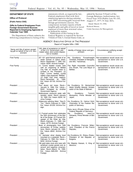 Federal Register / Vol. 61, No. 95 / Wednesday, May 15, 1996 / Notices
