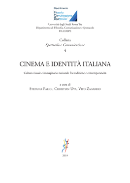 Cinema E Identità Italiana