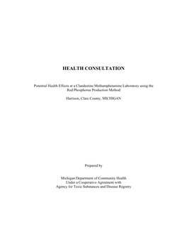 Health Consultation