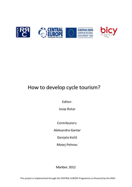 How to Develop Cycle Tourism?