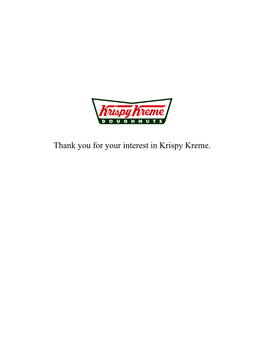 The History of Krispy Kreme