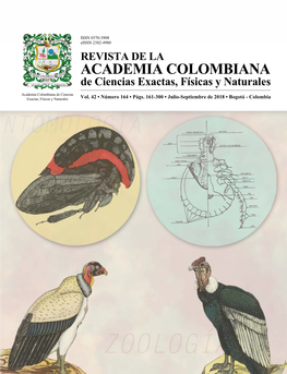 COLOMBIANA De Ciencias Exactas, Físicas Y Naturales