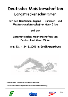 Deutsche Meisterschaften Langstreckenschwimmen